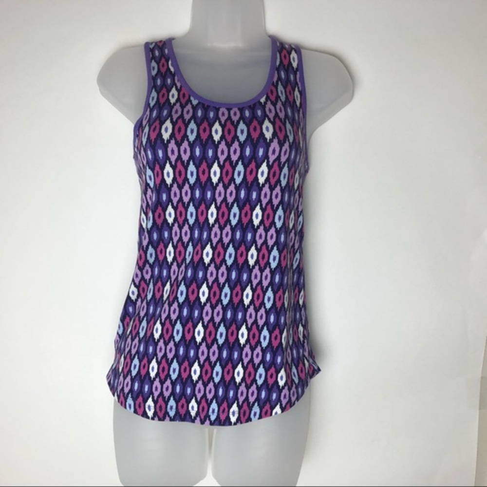 Vera Bradley Pink Purple Geo Print Tank Top Women's XS